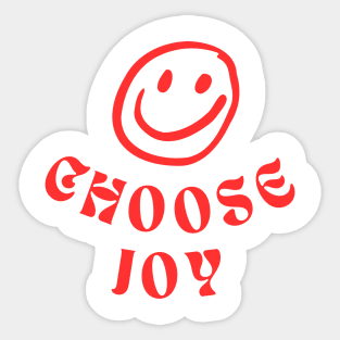 Choose Joy Smile Happy Back Sticker